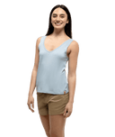 tentree Women's Kinney Tank - Blue Haze
