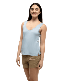 tentree Women's Kinney Tank - Blue Haze