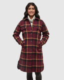 tentree Women's Livingston Jacket - Burgundy/Camel