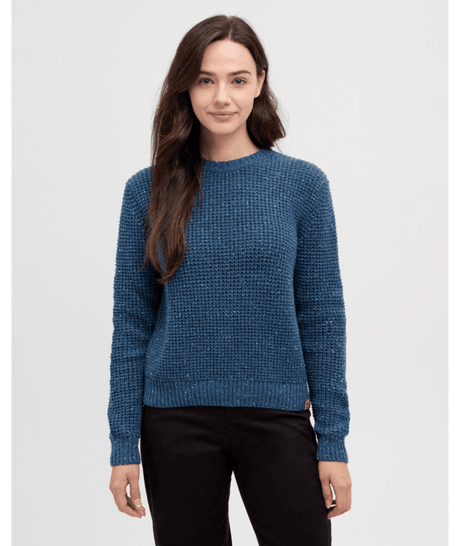 tentree Women's Morrell Fleck Sweater - Blue Horizon