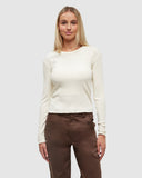 tentree Women's Newell Long Sleeve T-Shirt - Undyed