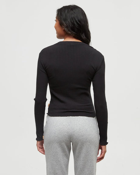 tentree Women's Newell Long Sleeve T-Shirt - Meteorite