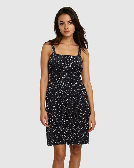 tentree Women's Overlook Dress - Meteorite/Floral