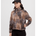 tentree Women's Palisade Full Zip Sweater - Ashwood/Soft Blur