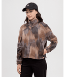 tentree Women's Palisade Full Zip Sweater - Ashwood/Soft Blur