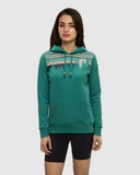 tentree Women's Retro Juniper Hoodie - Tidal Teal/Midnight