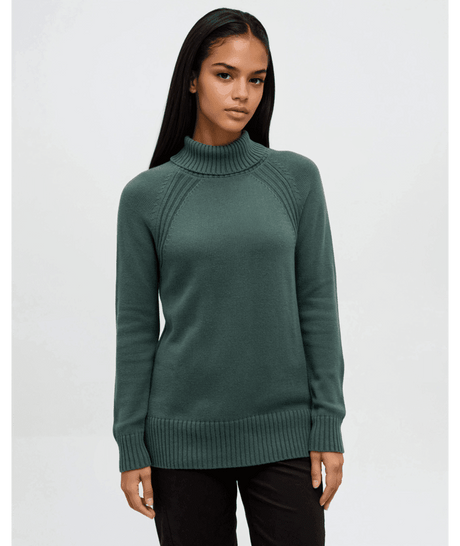 tentree Women's Spokane Sweater - Pine Green