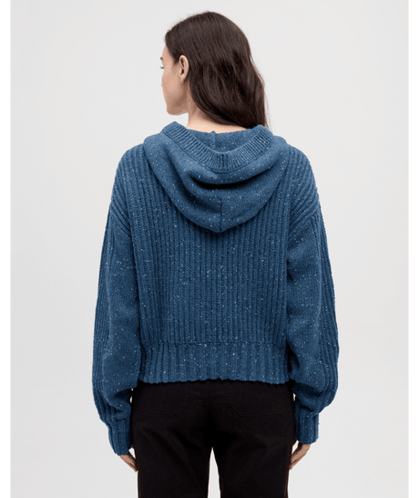 tentree Women's Temple Fleck Sweater - Blue Horizon