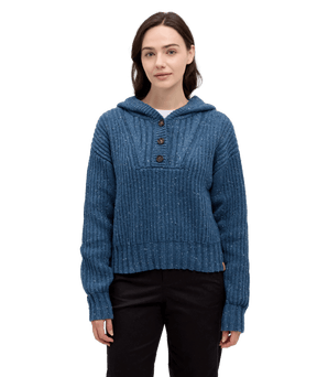 tentree Women's Temple Fleck Sweater - Blue Horizon
