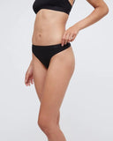 tentree Women's The Everyday Thong - Black