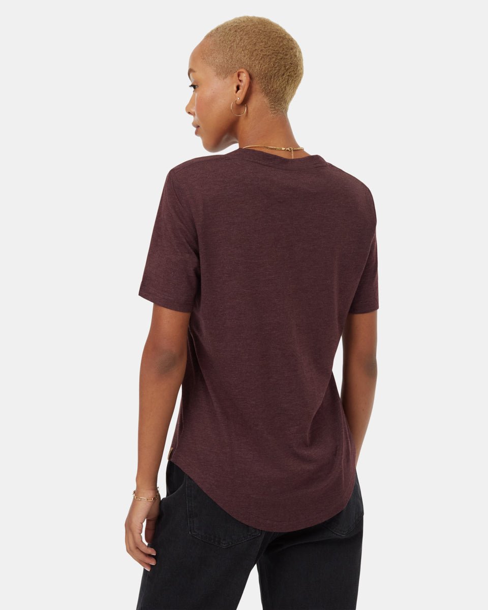 tentree Women's Treeblend Vneck Tee - A&M Clothing & Shoes