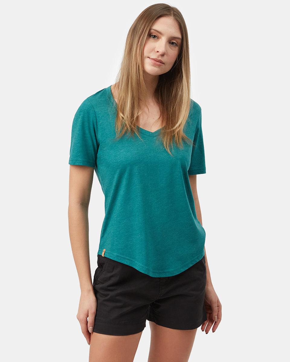 tentree Women's Treeblend Vneck Tee - A&M Clothing & Shoes