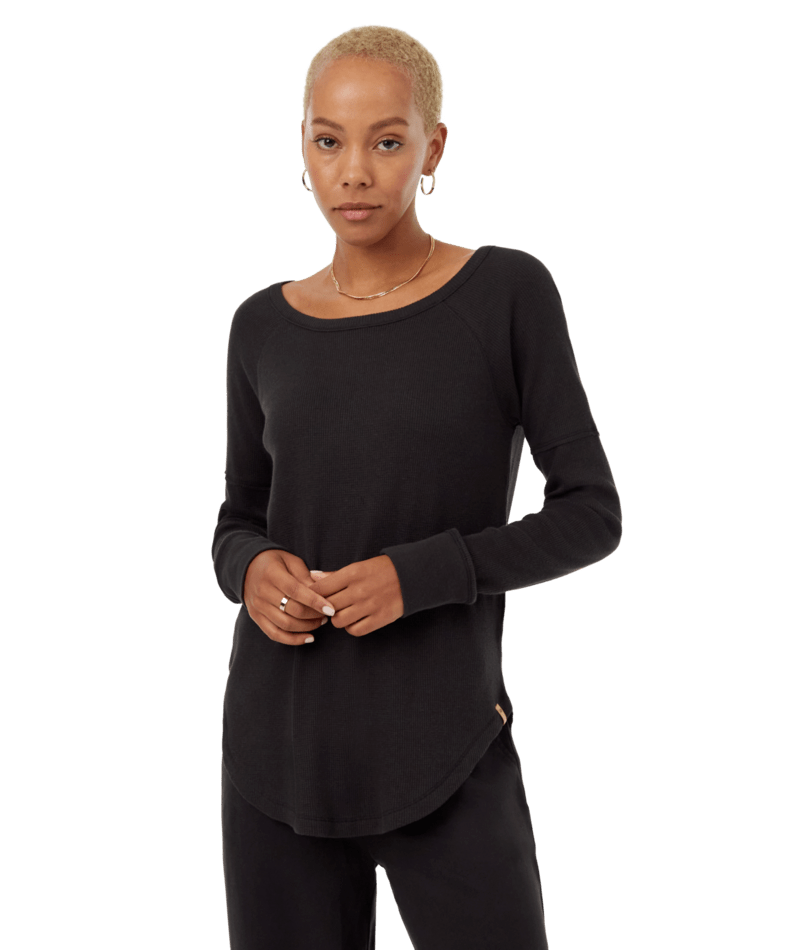 tentree Women's TreeWaffle LS Crew Tee - A&M Clothing & Shoes - Westlock