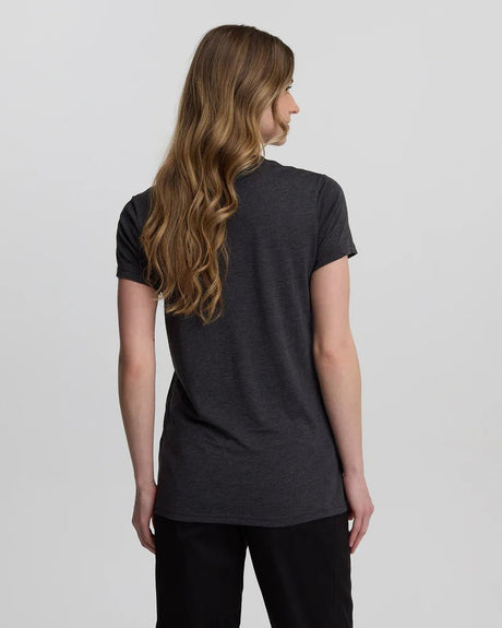 tentree Women's Winslow T-Shirt - Meteorite Heather