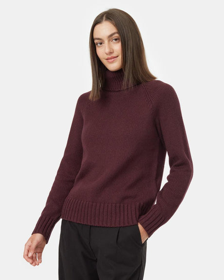 tentree Women's Wool Turtleneck Sweater - A&M Clothing & Shoes - Westlock