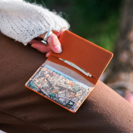Thread Bifold Wallet - Green/Brown