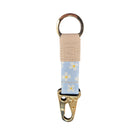 Thread Keychain Clip - Blue Floral
