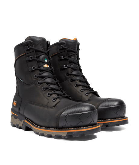 Timberland Men's Boondock 8IN Work Boots - Black