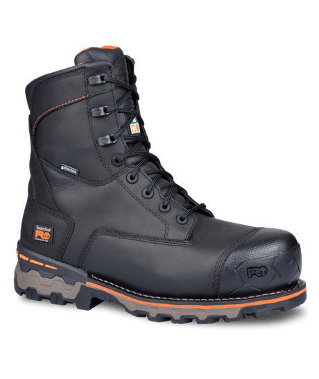 Timberland Men's Boondock 8IN Work Boots - Black