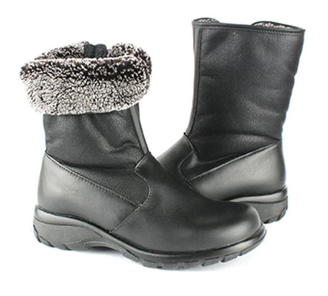 Toe Warmers Women's Shield Winter Boots Wide - Black