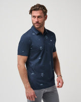 TravisMathew Men's Beach Creature Polo - A&M Clothing & Shoes Westlock