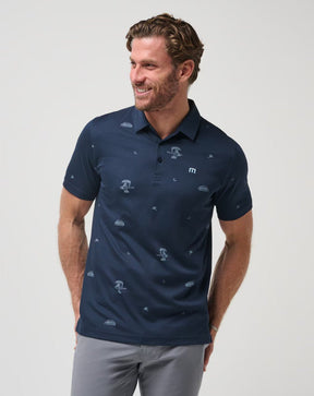 TravisMathew Men's Beach Creature Polo - Total Eclipse