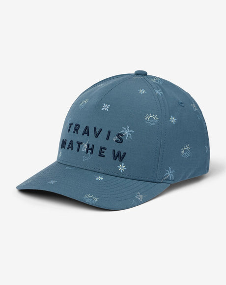 TravisMathew Men's Cove Dive Snapback Hat - Dark Teal