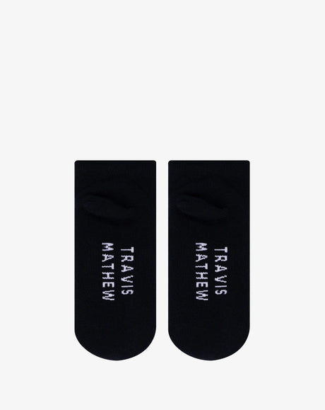TravisMathew Men's All Day Comfort Shorty Small 2.0 Socks - Black