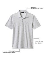 TravisMathew Men's Featherweight Deco Polo - A&M Clothing and Shoes
