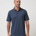 TravisMathew Men's The Heater Polo - Vintage Indigo