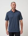 TravisMathew Men's The Heater Polo - Vintage Indigo