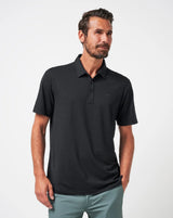 TravisMathew Men's The Heater Polo - Black