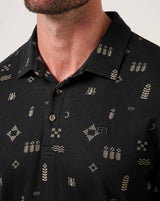 TravisMathew Men's Weather Patterns Polo - A&M Clothing and Shoes