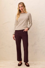 Tribal Women's 5-Pocket Pull On Ankle Pants