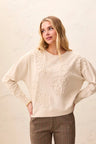 Tribal Women's Long Sleeve Crew Neck Top