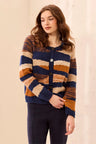 Tribal Women's Long Sleeve Crew Neck Sweater Cardigan