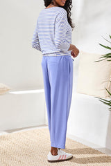 Tribal Women's 3/4 Sleeve Boat Neck Knot Top - A&M Clothing & Shoes