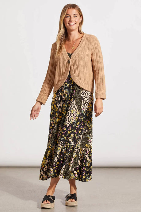 Tribal Women's 3/4 Sleeve Sweater - Dune