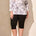 Tribal Women's 3/4 Sleeve V Neck Top Plus - Cocomilk