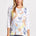 Tribal Women's 3/4 Slv Mixed Print Top - Bluecloud