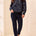 Tribal Women's Audrey Boundless Stretch Straight Crop Jeans - Darknight