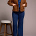 Tribal Women's Button Front Boucle Jacket - A&M Clothing & Shoes - Westlock