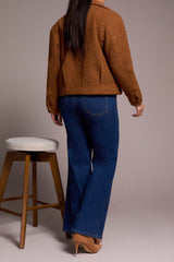 Tribal Women's Button Front Boucle Jacket - A&M Clothing & Shoes - Westlock