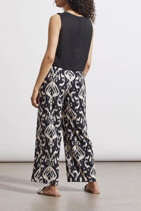 Tribal Women's Button Front Vest - Black