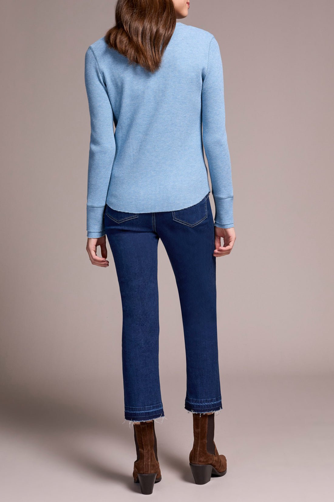 Tribal Women's Button Henley Top - A&M Clothing & Shoes - Westlock