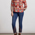 Tribal Women's Combo Print Blouse - A&M Clothing & Shoes - Westlock