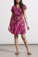 Tribal Women's Combo Print Dress - Daiquiri