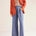 Tribal Women's Cotton Gauze Shawl Blazer - Brandy