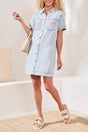 Tribal Women's Denim Pocket Shirt Dress - A&M Clothing & Shoes Westlock