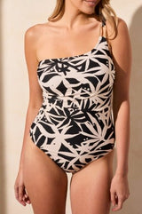 Tribal Women's Flatten It One Shoulder Swimsuit - A&M Clothing & Shoes Westlock